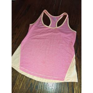 Small Old Navy Active Semi Fitted Racer Back Tank Top Sleeveless Workout Gym Run